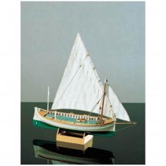 Schiffsmodell aus Holz: Llaut