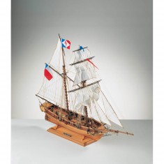 Modellboot aus Holz: La Toulonnaise