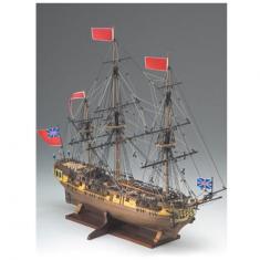 Schiffsmodell aus Holz :  HMS Greyhound
