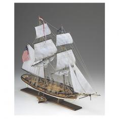 Maquette bateau en bois : EAGLE - Brick Américain 1812
