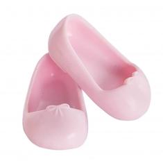 Shoes for 36 cm ma Corolle doll: Pink ballerinas