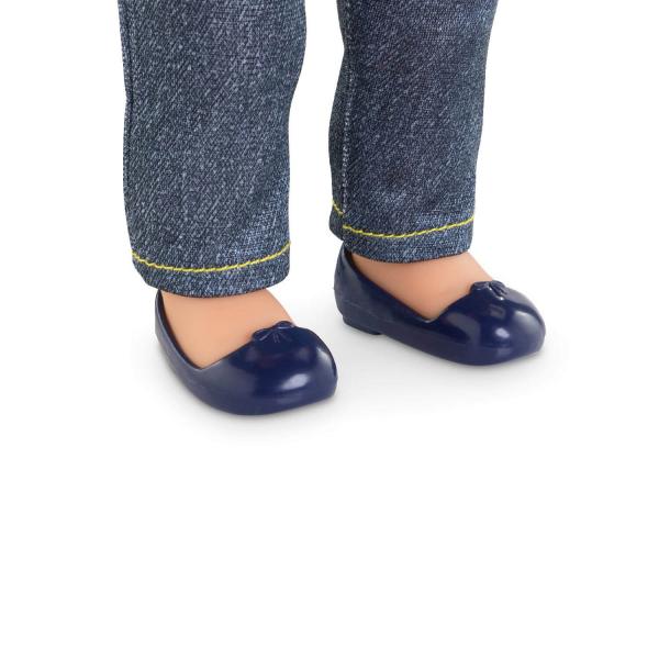 Shoes for Ma Corolle doll 36 cm: Navy blue ballerinas - Corolle-9000212300