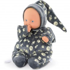 Doudou Babipouce leuchtet in der Nacht