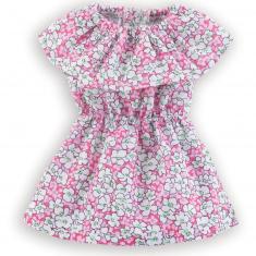 Clothing for my Corolle 36 cm doll: Pink floral dress