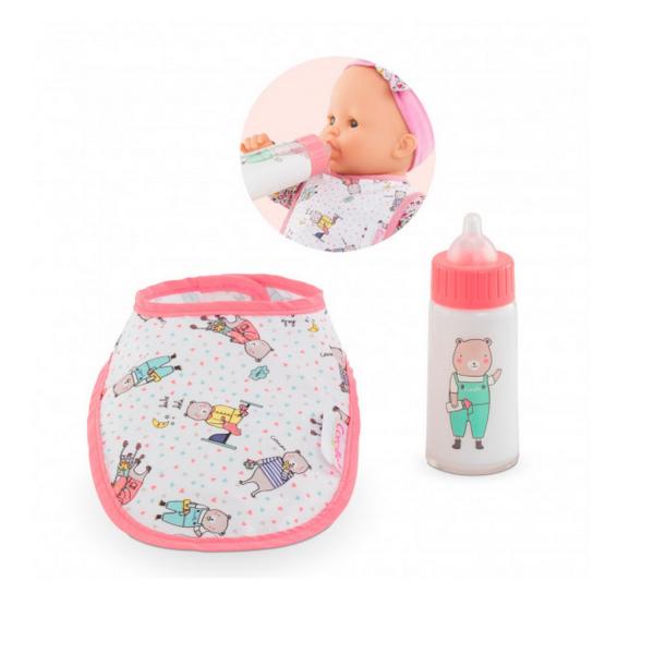 Magic Bib & Bottle for large baby dolls of 36 and 42 cm - Corolle-9000140680