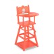 Miniature Chaise Haute Corail pour grands poupons de 36 et 42 cm