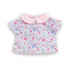 Clothes for 36 cm doll Ma corolle: Floral T-Shirt