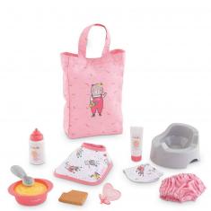 Accesorios para muñeca mi primera muñeca Corolle 30cm: Caja grande de accesorios