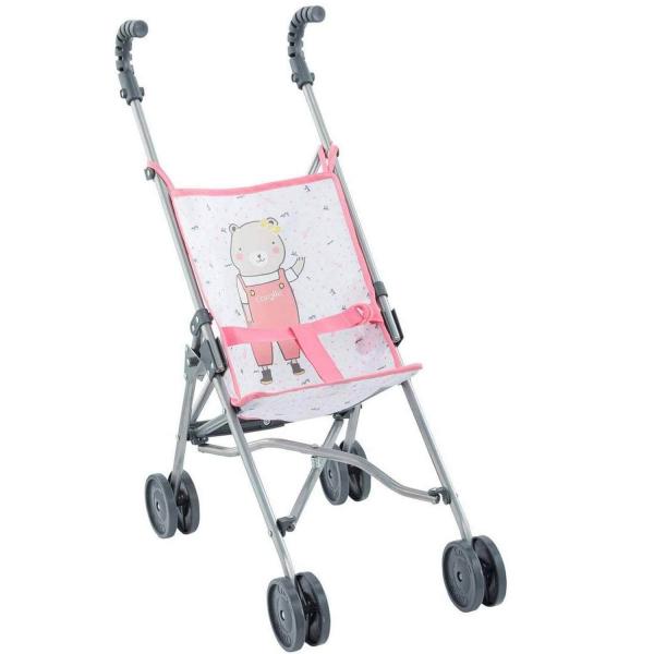 Accessories for Corolle baby doll 36/42/52 cm: Pink Cane Stroller - Corolle-9000140720