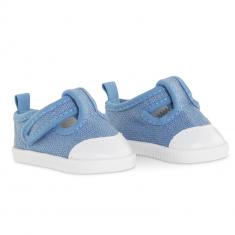 Shoes for large Corolle baby dolls 36 cm: Blue Sneakers