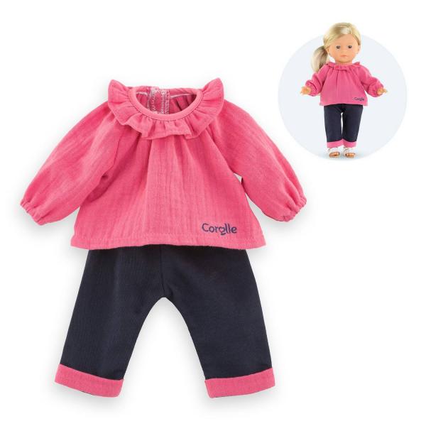 Blusa rosa y pantalón - Mi muñeca Corolle - Corolle-9000212780