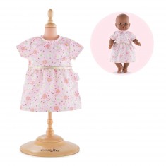Kleidung für meine große 36 cm große Corolle-Babypuppe: Rosa Kleid