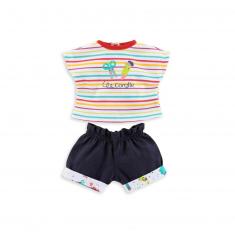 Clothing for my Corolle 36 cm doll: Shorts & T-shirt Petit Artiste
