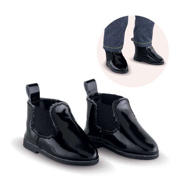 Chaussures pour poupée ma Corolle 36 cm : Boots noires - Corolle-210520