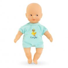 Mini muñeca 20 cm: baño azul