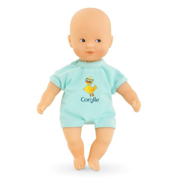 Mini poupon 20 cm : bain bleu - Corolle-9000120310