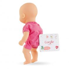 Mini poupon 20 cm : bain rose