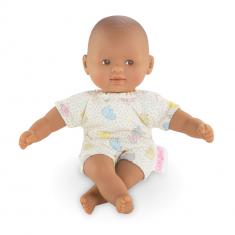 Mini muñeca de 20 cm con ojos marrones