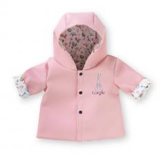 Clothing for 30 cm baby doll: Reversible raincoat - Weekend in Paris