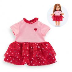 Dress Heart petals - My Corolle doll