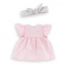 Clothing for 36cm ma corolle doll: dress & headband