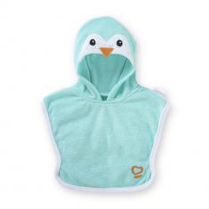 Vêtement pour Grand poupon 36 cm : Cape de bain pingouin