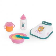 Caja de accesorios para el primer muñeco bebé de 30 cm: Comida rosa