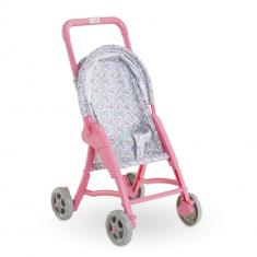 Accessory for my first 30 cm baby doll: Floral stroller