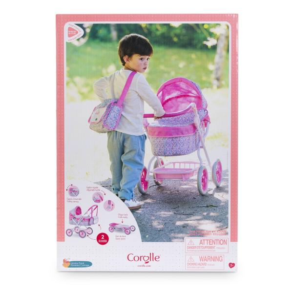  Accessories for Large doll 36 and 42 and 52 cm: Floral pram - Corolle-9000141860