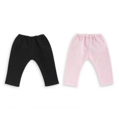 Vêtements pour ma poupée Corolle 36 cm : Set de 2 leggings
