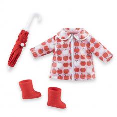 Caja de ropa para mi muñeca Corolle de 36 cm: Día de lluvia y accesorios