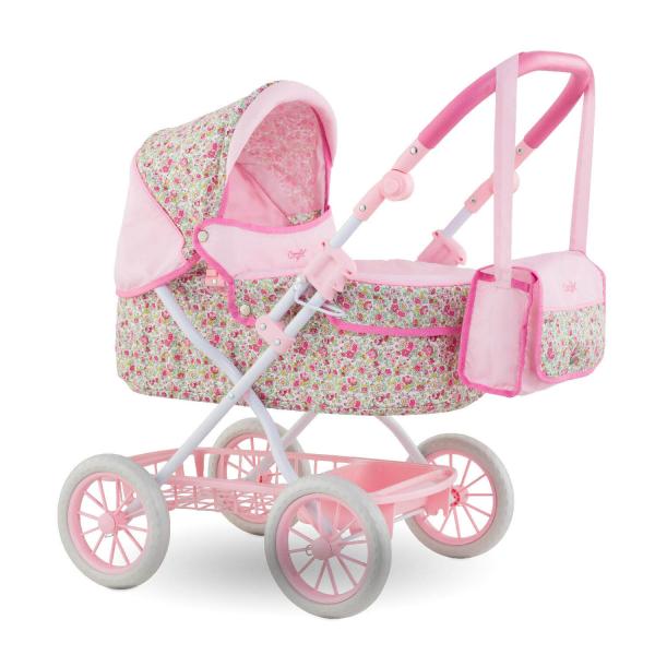  Geblümter Kinderwagen für meine große Corolle-Babypuppe 36 / 42 / 52 cm - Corolle-9000141340