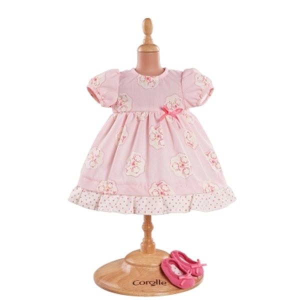 Ensemble bébé 36 cm : Robe rose & ballerines - Corolle-Y5467