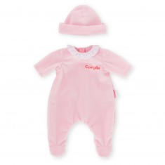 Vêtement pour poupée Corolle 30 cm : Pyjama rose