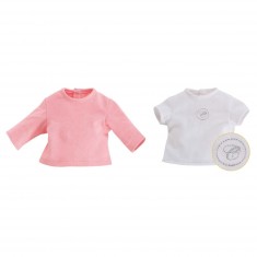 Vêtement pour poupon 36 cm ma Corolle : Ensemble de T-shirts