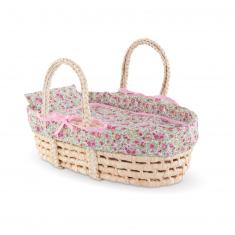 Accessories for my big Corolle doll: Braided Bassinet for 36 and 42 cm dolls