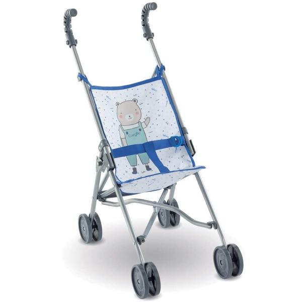 Accessory for Corolle baby doll 36/42/52 cm: Blue cane stroller - Corolle-9000140730