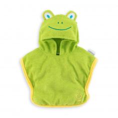 Vêtement pour poupon Corolle 30 cm : cape de bain grenouille