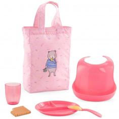 Accessory for my large Corolle baby doll 36 to 42 cm: bag meal box