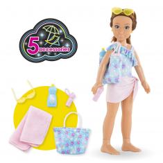 Poupée mannequin Mes Corolle Girls : Coffret Zoé À La Plage