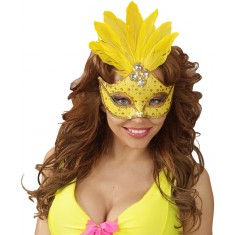 Brazil Yellow Wolf Mask - Adult