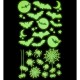 Miniature Decorative fluorescent stickers - Halloween