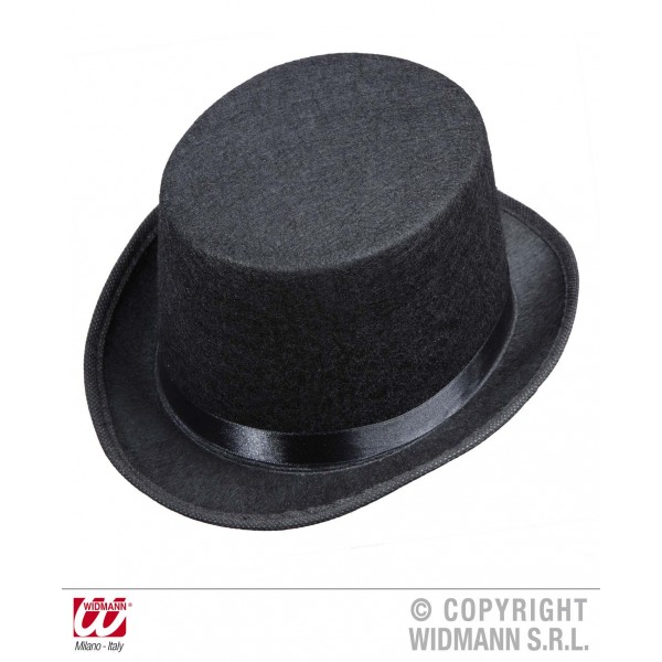 Children's black top hat - 1397T