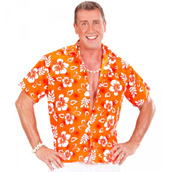 Hawaiian Shirt Costume - Orange - 7068G-Parent