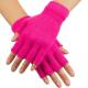 Miniature Gloves Mittens Neon Pink - Adult
