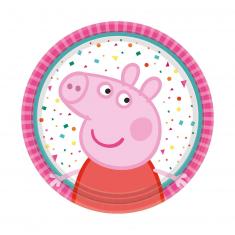 Peppa Pig round plates - 18 cm