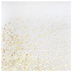 White Confetti Christmas napkin