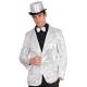 Miniature Showtime Sequin Jacket - Men: Silver