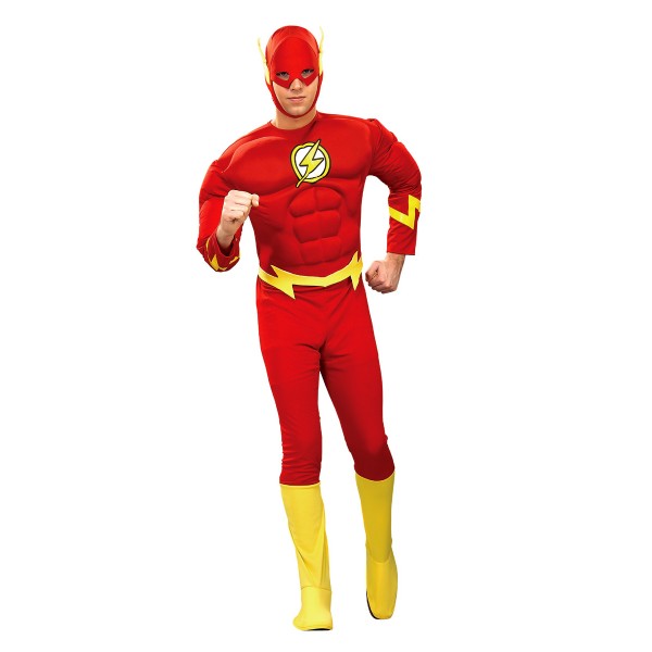 Deluxe Flash™ Muscle 3D Adult Costume - parent-1279