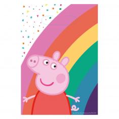 Peppa Pig paper gift bags - 23.4 x 16.2 cm